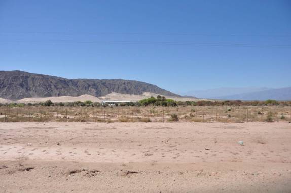 Região desértica no caminho para Fiambalá, na Argentina